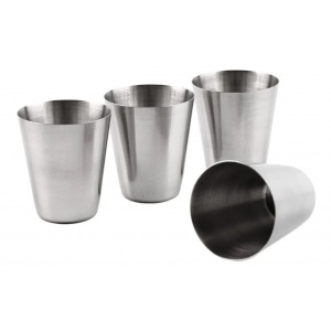 Copa Acero Inoxidable Wiskera Aguardiente Bebidas Licorera